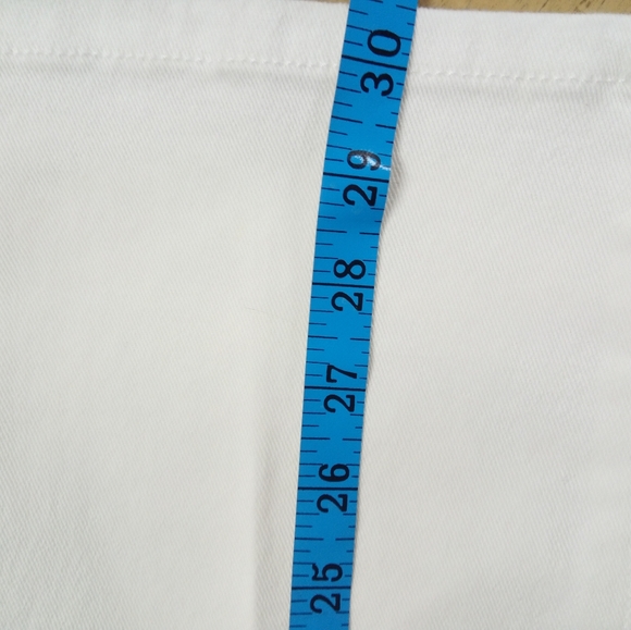New🆕Ralph Lauren 💚 white Jeans Capris🦋 size 4💄 - Picture 4 of 9